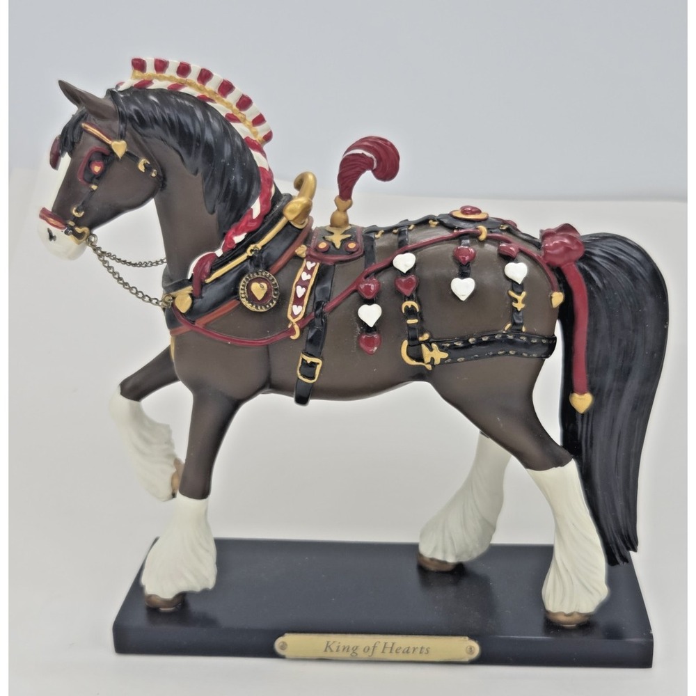 Trail of Painted Ponies Figurine King of Hearts 1E8156 Clydesdale Retired No Box